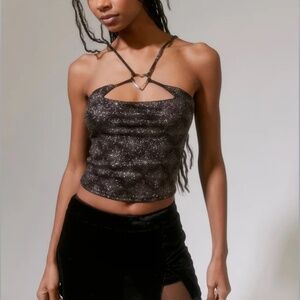 Urban renewal agnes heart-o-ring tank top